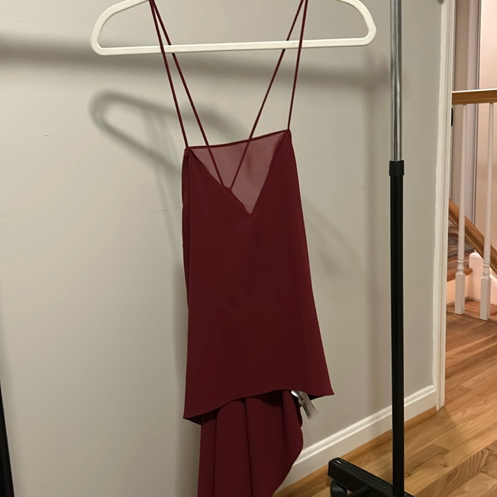 Burgundy high low top - small - south moon under